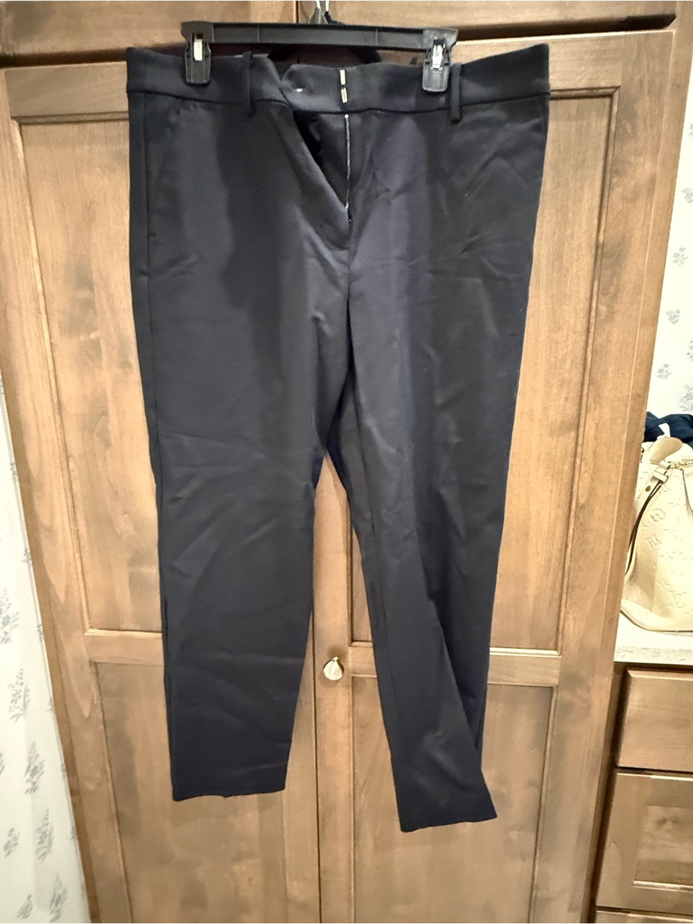 LOFT black Straight-Leg Dress Pants